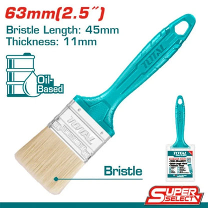 THT845256 pinceau plat TOTAL 63 mm pour peinture précise