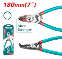 THTJ21802 pince circlips coudée TOTAL 7 pouces acier trempé