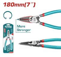 THTJ21803 pince circlips droit 7 pouces TOTAL ergonomique