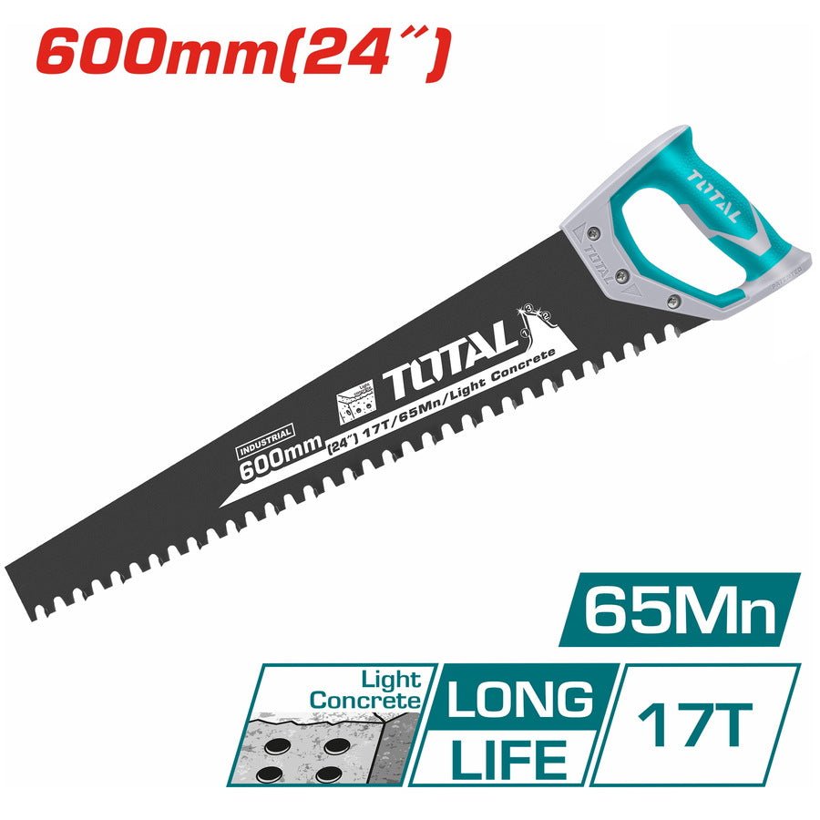 THTLCS1241 scie béton 600 mm 65Mn 17 dents longue durée