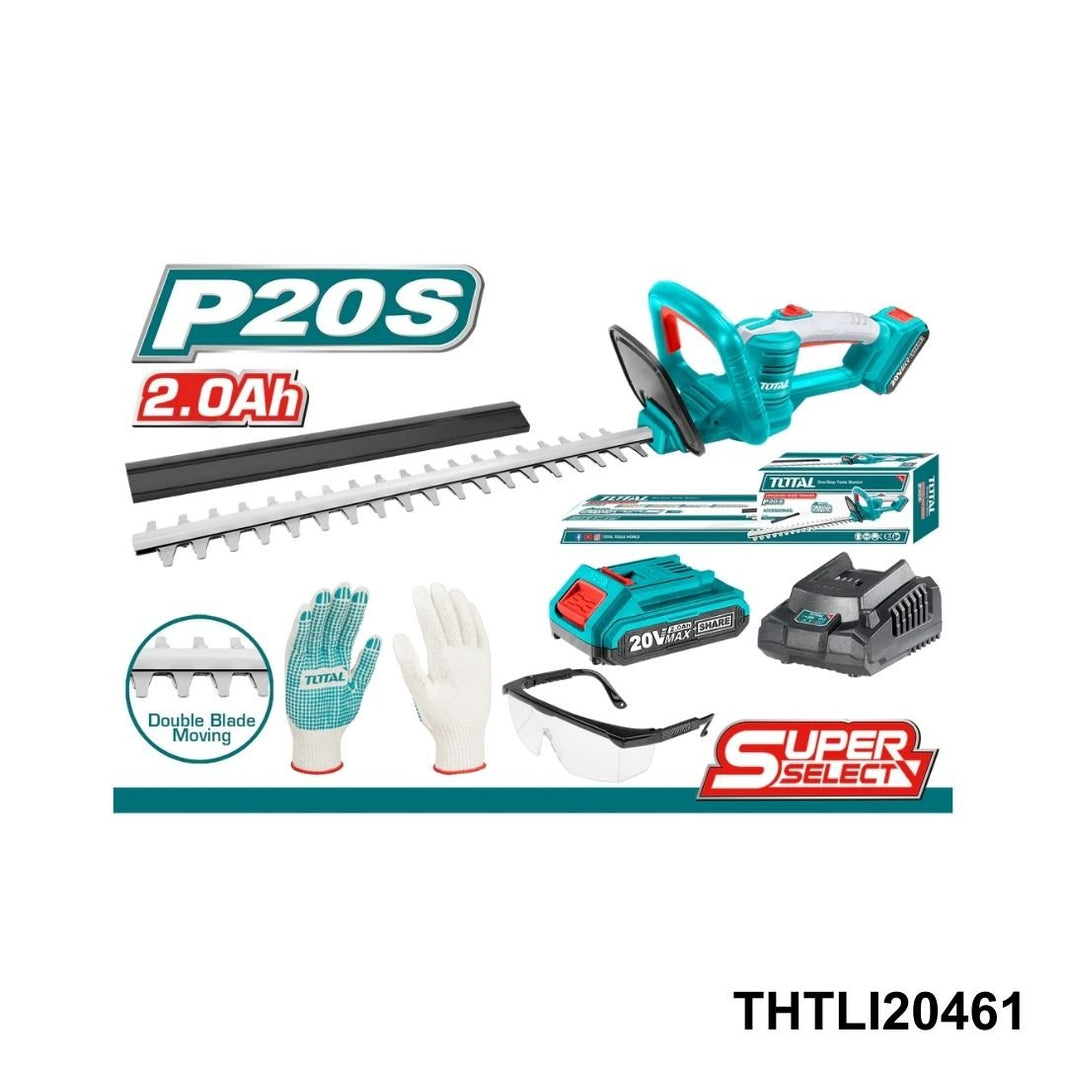 THTLI20461 - taille haie sans fil TOTAL 20V 460mm - précis