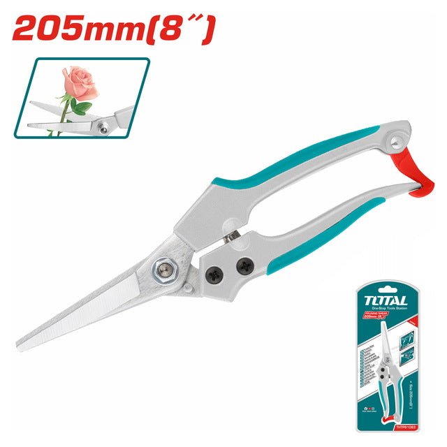 THTP61083 sécateur TOTAL 20 cm pour jardinage précis