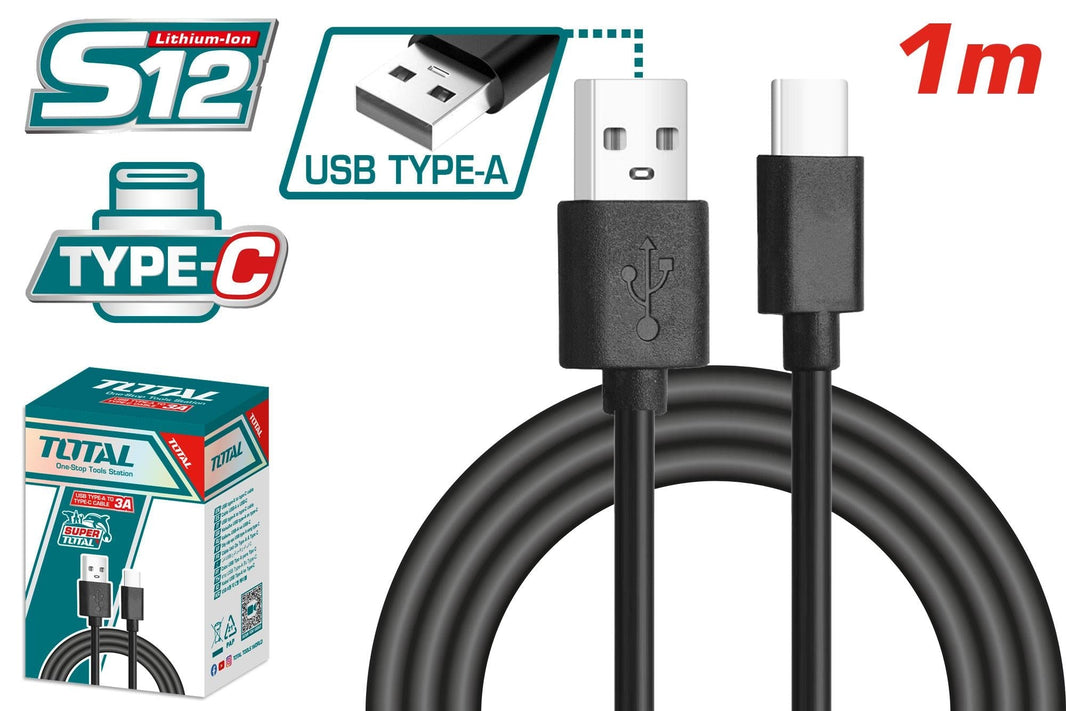Cable USB type-c 1m TOTAL charge rapide universel TIUCC01