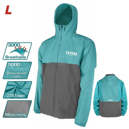 TJCTC2282 – veste imperméable TOTAL taille l – étanchéité