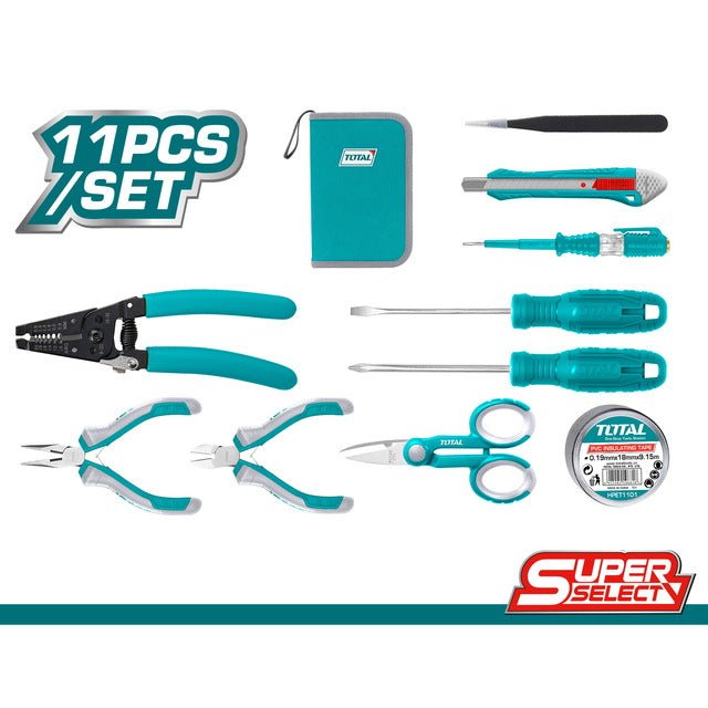 TKETS0111 – ensemble d'outils électriciens TOTAL 11 pièces