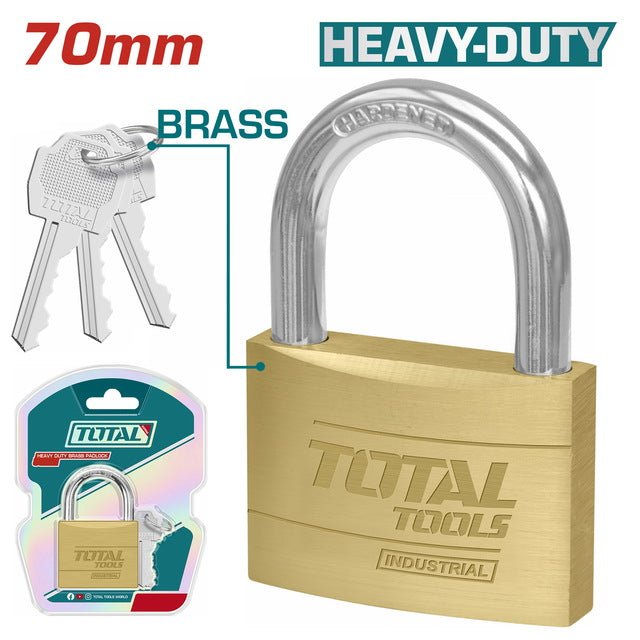 TLK32702 - cadenas laiton TOTAL 70 mm - idéal portails