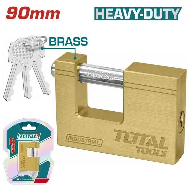 TLK32903 cadenas rectangle 90MM TOTAL intérieur extérieur