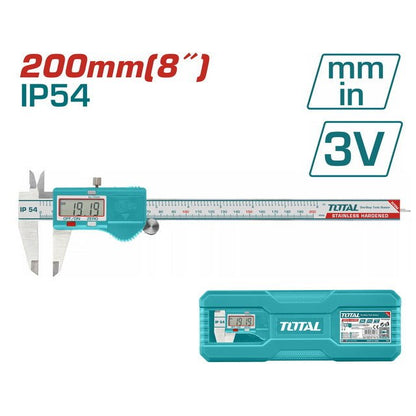 TMT322006 pied à coulisse numérique TOTAL 200 mm précision