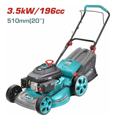 Tondeuse à gazon 3500W 51Cm - TOTAL ramassage - TGT196201