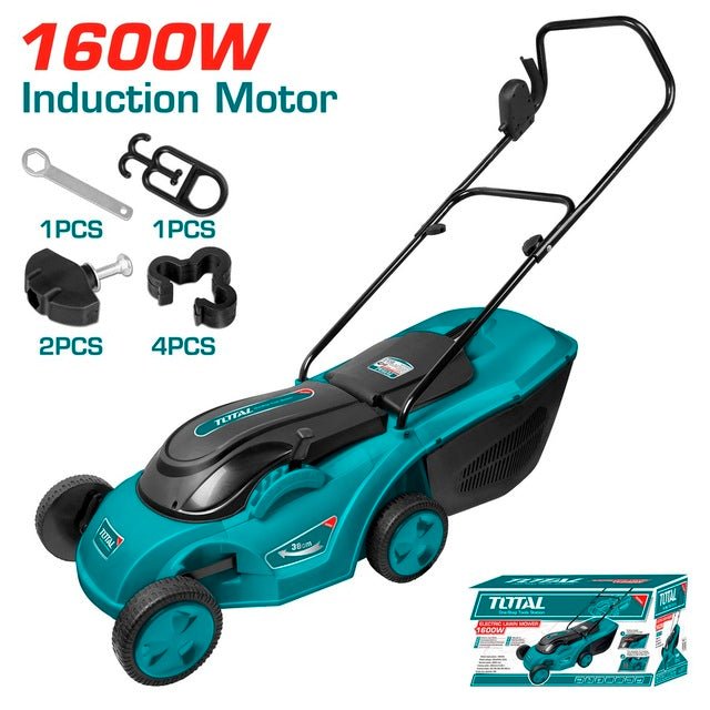 Tondeuse gazon électrique 1600W–TOTAL puissante TGT616151
