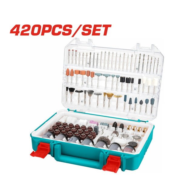 Kit meule mini TOTAL accs m f 420P 420 pièces TAKMG4208