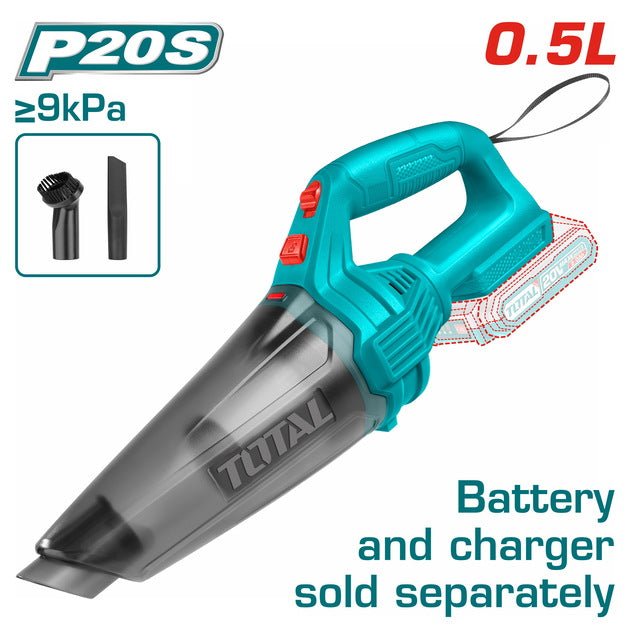 TOTAL aspirateur sans fil 20V 0,5L TVLI201261 P20S pro