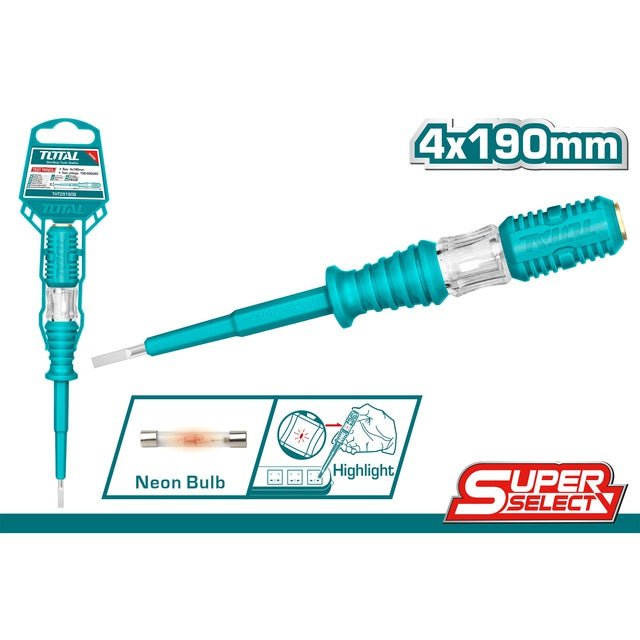 TOTAL crayon de test 190mm pour mesures électriques fiables