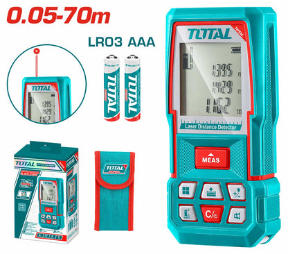TOTAL détecteur distance laser TMT57026 précis et portable