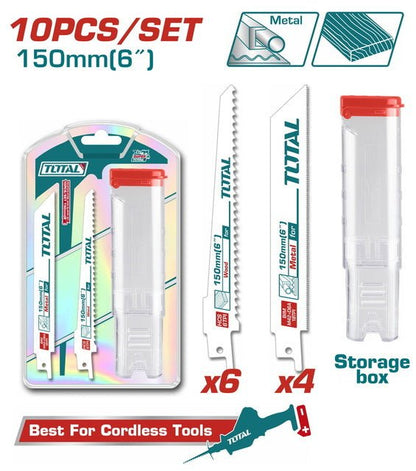 TOTAL jx 10 lames scie sabre TAC521002