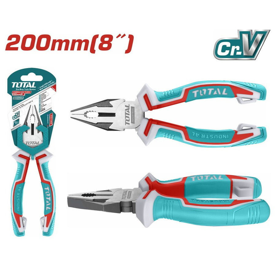 TOTAL pince universelle 200 mm CrV trempe effet de levier élevé THT210806S