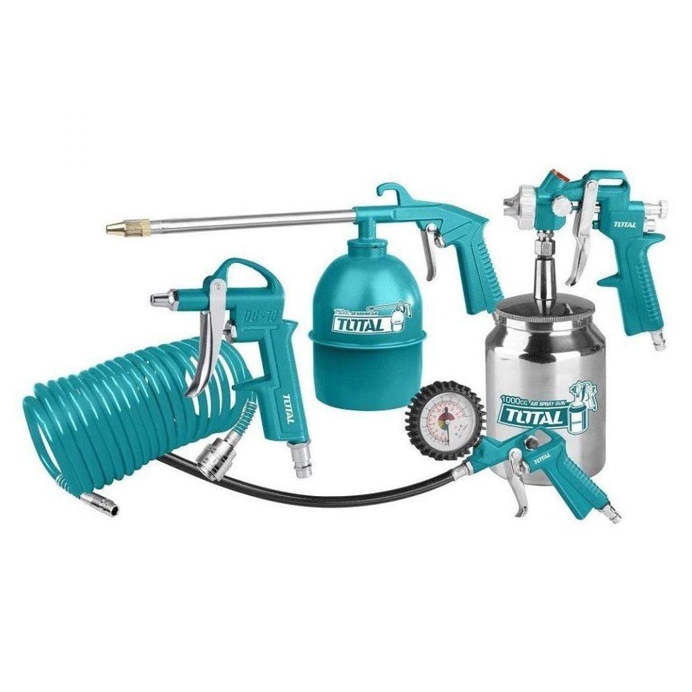 TOTAL pneumatiques 5 pièces TATK051 pression 3 8 bar réservoir 1000 ml