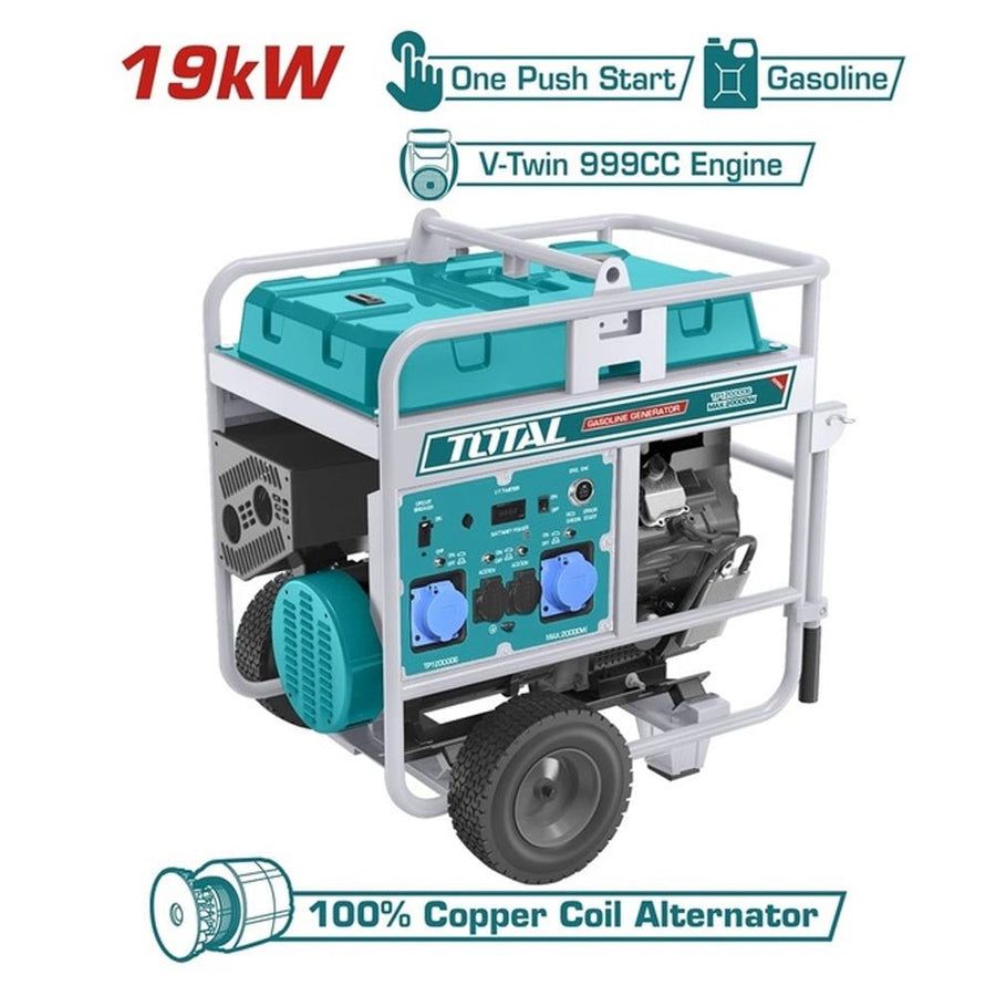 TP1200006 - groupe électrogène TOTAL 19 kw mono 220V - usage