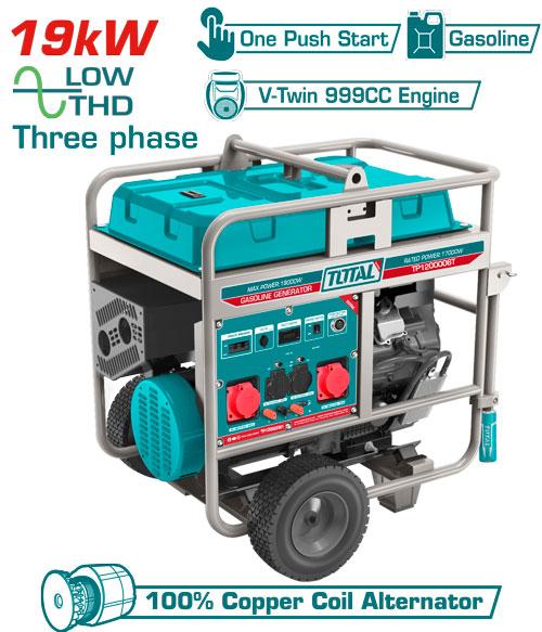 TP1200006T – groupe électrogène TOTAL 19 kw – utilisation