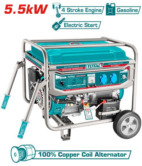TP155001 - groupe électrogène essence gaz 5500W TOTAL