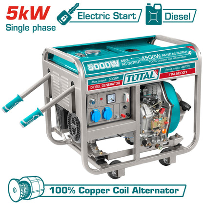 TP450001 – groupe électrogène TOTAL 5 kw