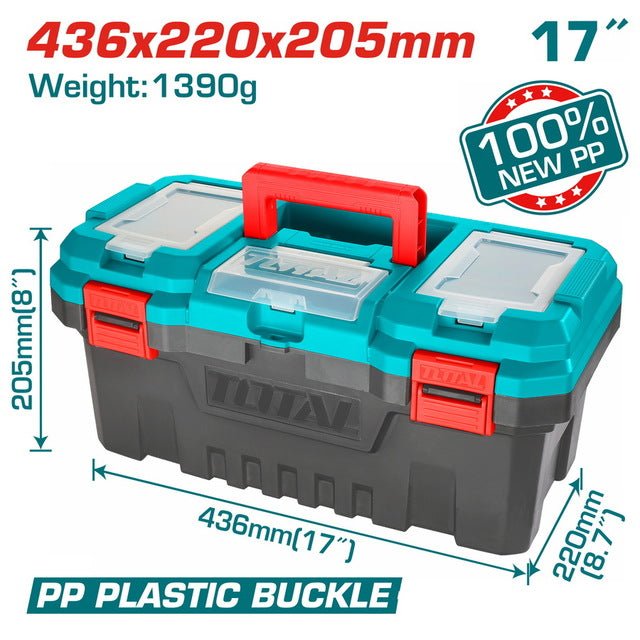 TPBX0171 - caisse à outils plastique TOTAL 17 - rangement