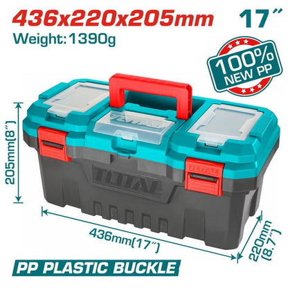 TPBX0171 - caisse à outils plastique TOTAL 17 - rangement