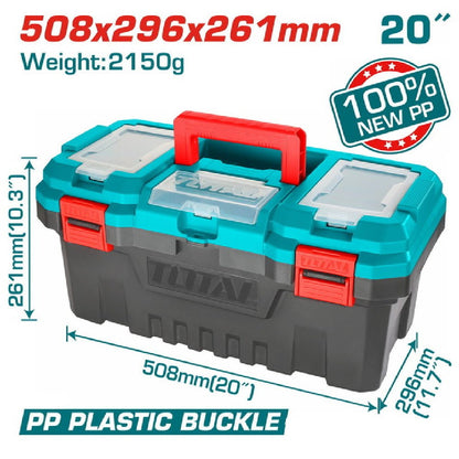 TPBX0201 - coffret à outils plastique TOTAL 20p - résistant