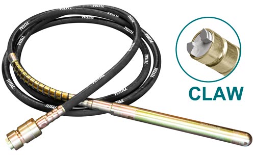 TPVP1381 vibrateur industriel TOTAL tête 38 mm applications