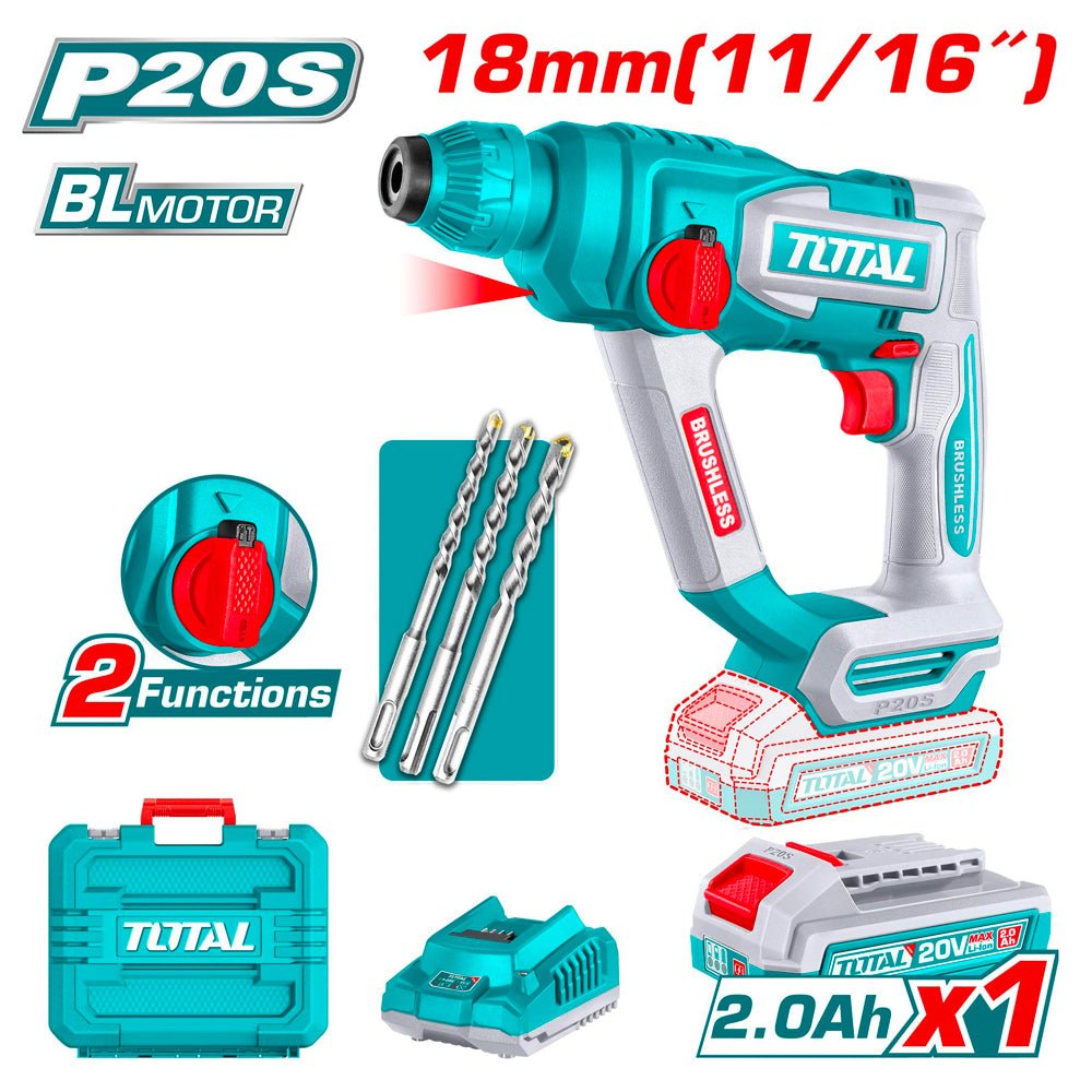 TRHLI201881 - marteau perforateur 20V TOTAL perçage