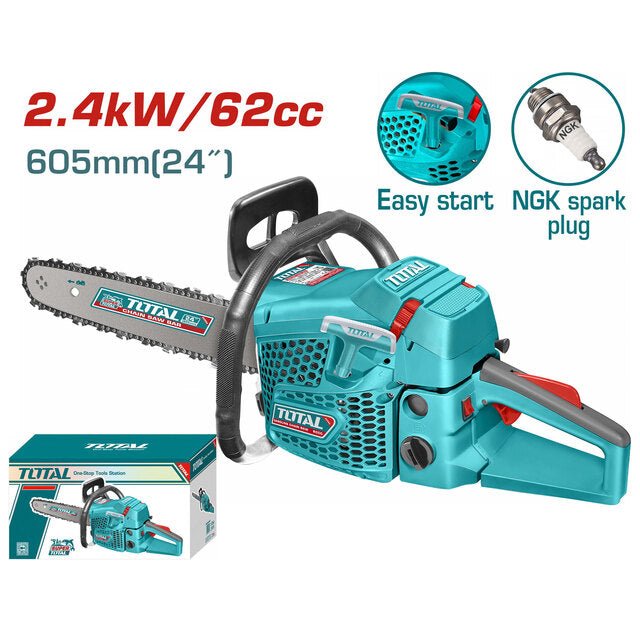 Tronçonneuse chaîne 60 cm 2,4 kw - TOTAL rapide - TG5602411