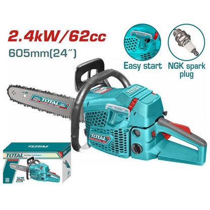 Tronçonneuse chaîne 60 cm 2,4 kw - TOTAL rapide - TG5602411