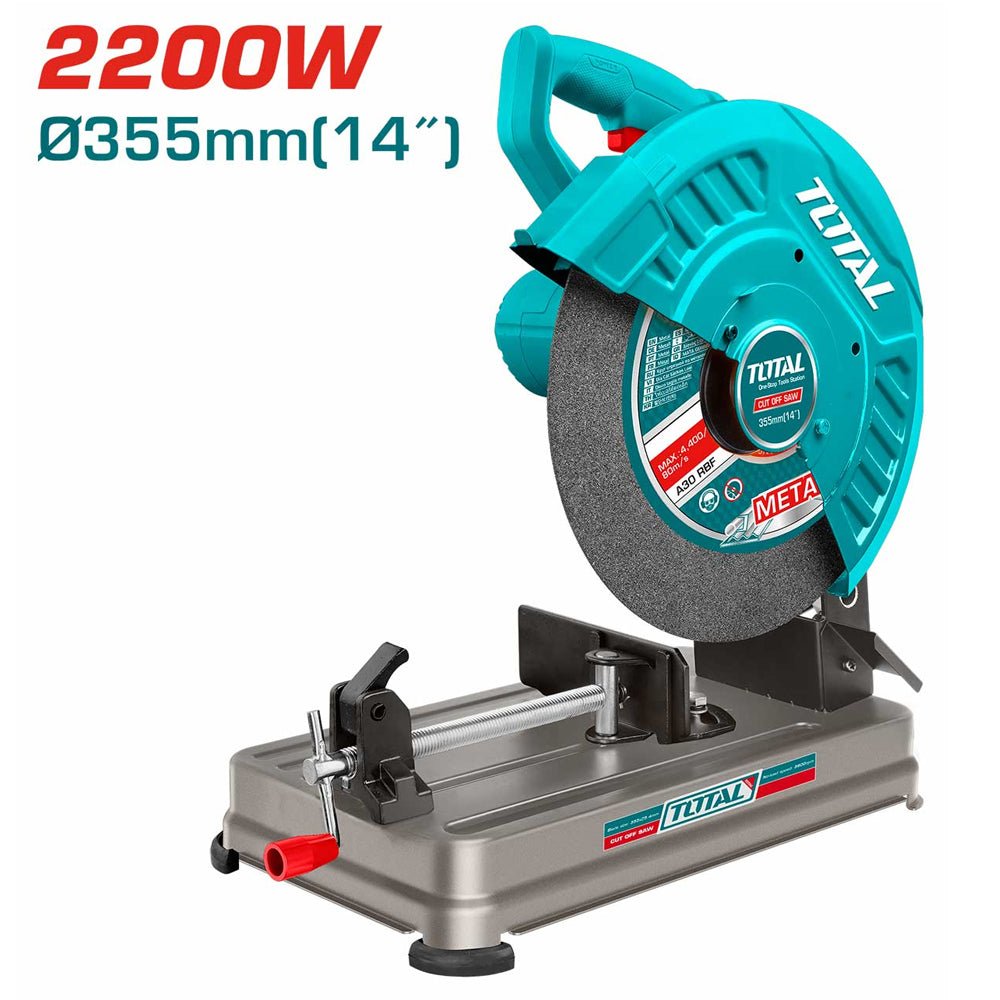 TS223558 scie tronc TOTAL 355mm 2200W pour métaux pro
