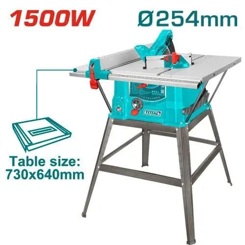 TS5152548–Scie à table TOTAL 1500W 254mm–Coupes précises