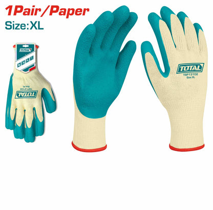 TSP13102 - gants en latex TOTAL xl manutention robuste