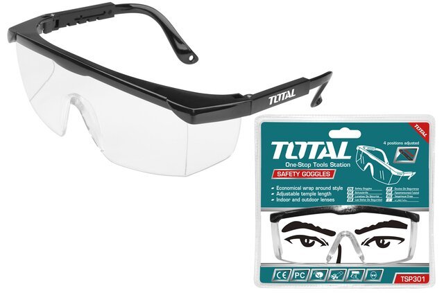 TSP301 - lunettes de sécurité TOTAL polycarbonate - confort