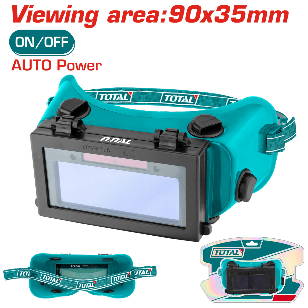 TSP9403 lunette soudage TOTAL filtre lcd usage sécurité