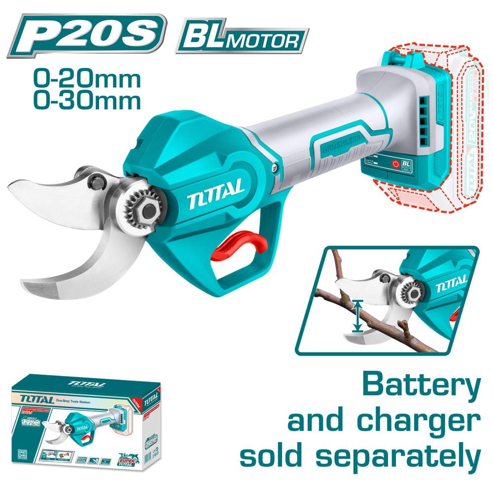 TSSLI20308 - cisaille droite TOTAL 20V 2Ah 20-30 mm coupes