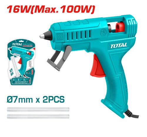 TT001116 pistolet colle TOTAL 16W 220 240V déco diy rapide