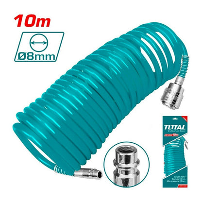 Tuyau d’air 10M THT11101– tuyau air TOTAL 12 bar 8mm–Brico