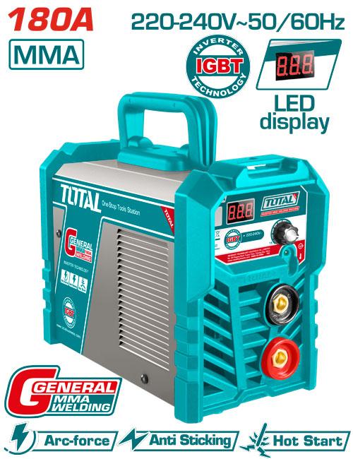 TW218028 poste mma TOTAL 220 240 v 15 180 a écran LED