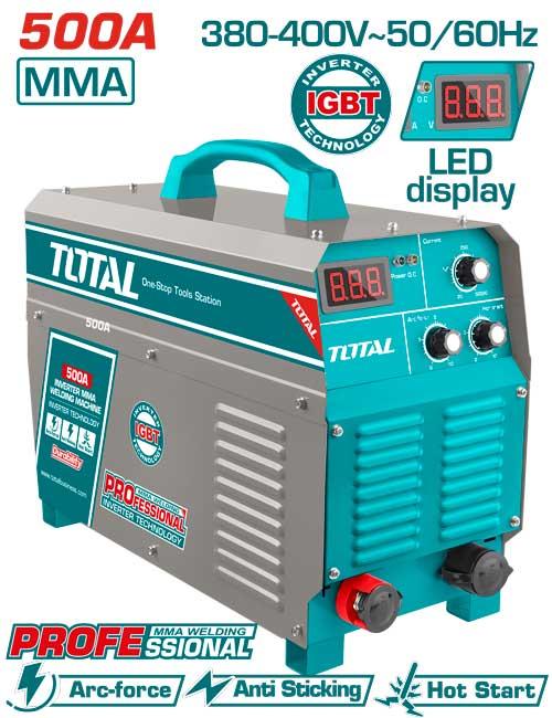 TW25005 poste à souder mma onduleur 500A soudure fiable