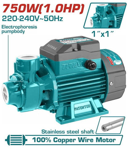 TWP17506 – pompe a eau TOTAL 1HP 750W – débit 50 lpm