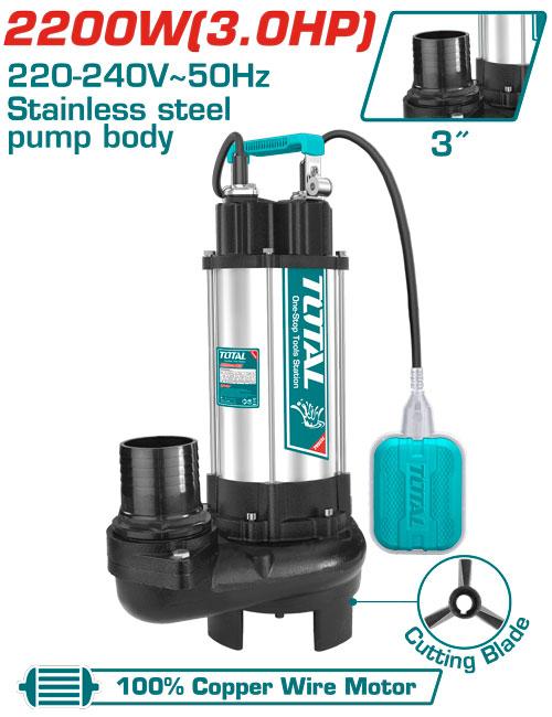 TWP7220026 pompe submersible TOTAL 2200W 3HP efficace