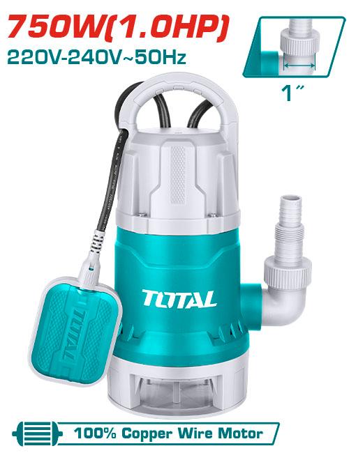 TWP87506 pompe submersible TOTAL 750W drainage efficace